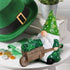 Hodao St Patrick's Day Gnomes Decorations Beard Elf for St Patricks Day Decor Home Table Ornament Decor Dwarf Figurines for St. Patrick's Gifts Green Irish Handmade Gnome Decorations Gifts