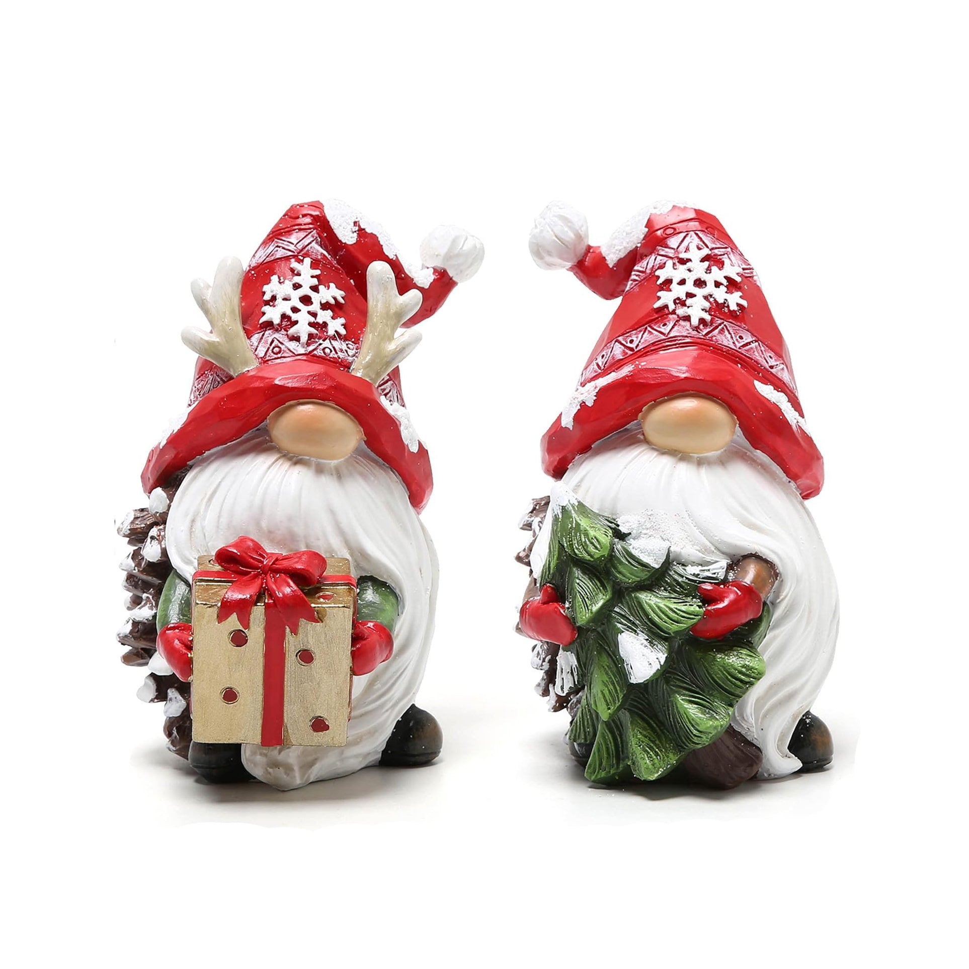 Hodao 2 PCS Christmas Gnomes Decorations Xmas Hat Gnomes