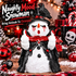 Hodao Dark Mood Snowman – Gothic Christmas Figurine（副本）