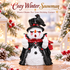 Hodao Dark Mood Snowman – Gothic Christmas Figurine（副本）