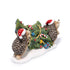 Hodao Christmas Hedgehog Figurines Decorations – Resin Hedgehog Carrying Christmas Tree Ornaments with Santa Hats, Hand-Painted Winter Decor for Indoor Home, Bedroom, Shelf, Tabletop, and Gift Display