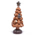 Hodao Gingerbread Christmas Tree Figurine – Resin Holiday Decoration with Cookie Ornaments, Brown Frosted Star Topper, Festive Table Centerpiece for Winter Home Décor