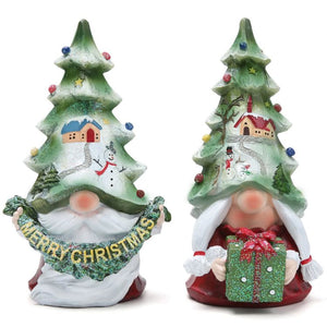 Hodao 2pcs Christmas Gnomes Decorations Handmade Scandinavian Gnomes