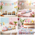 Hodao Easter Train Figurine Bundle (Choose 3/4/6-Piece Set) – Pastel Spring Tabletop Decor Collection with Bunny & Egg Carts, Cute Home Accent for Mantel, Shelf & Tiered Tray, Gift-Ready Easter Decor