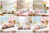 Hodao Easter Train Figurine Bundle (Choose 3/4/6-Piece Set) – Pastel Spring Tabletop Decor Collection with Bunny & Egg Carts, Cute Home Accent for Mantel, Shelf & Tiered Tray, Gift-Ready Easter Decor