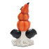 Hodao Stacked Orange Pumpkin Gnomes With Light