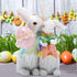 Hodao Easter Bunny Couple Decorations Spring Easter Rabbit Decors