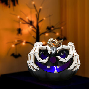 Hodao Halloween Creative Pumpkin Skull Hands (4)