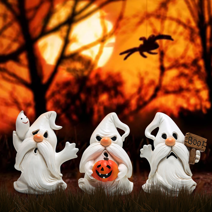 Hodao Halloween Angry Ghost Gnome 3PCS