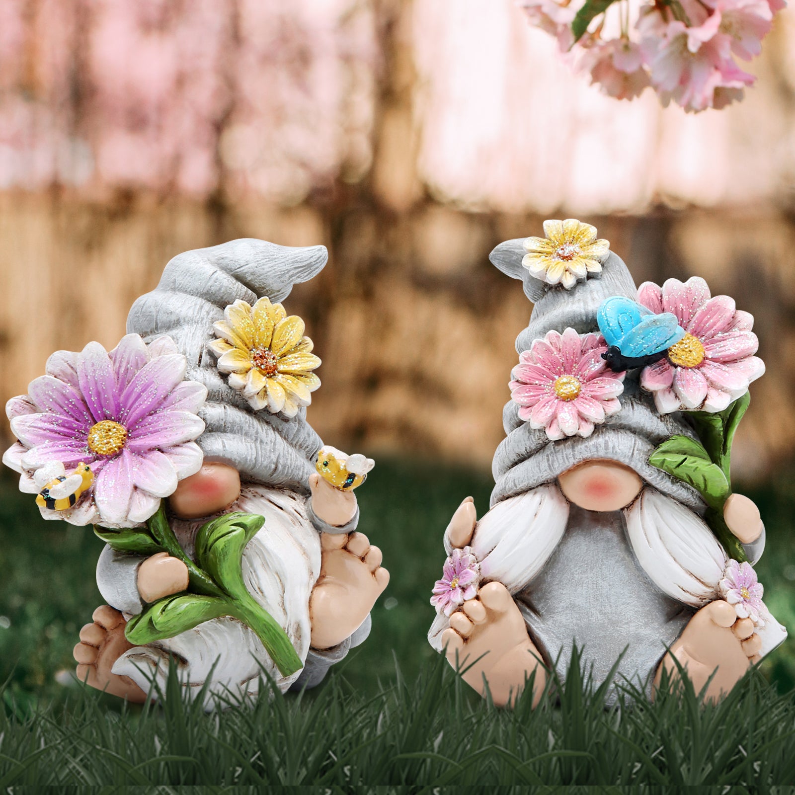 Hodao Spring Summer Gnome Decorations