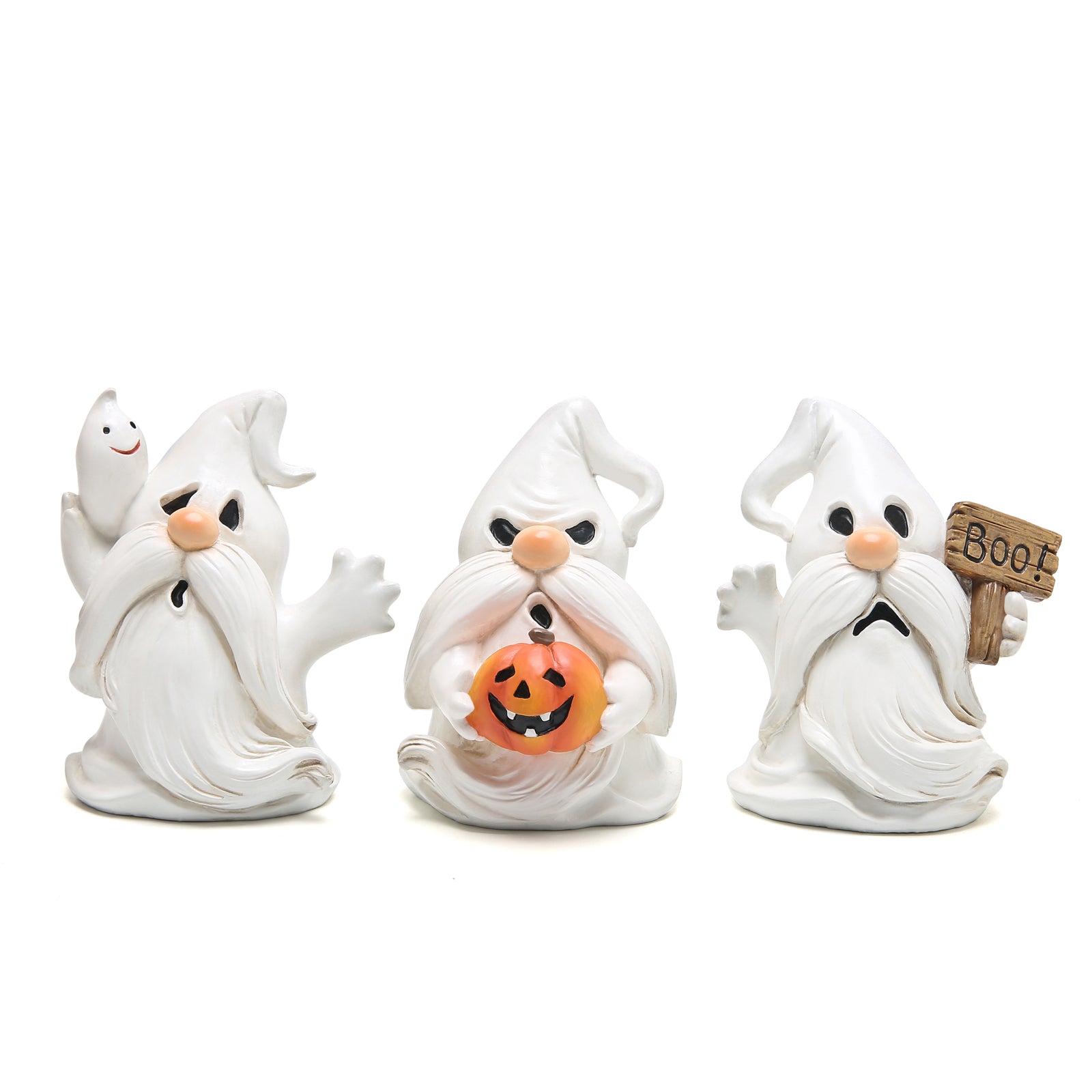 Hodao Halloween Angry Ghost Gnome 3PCS