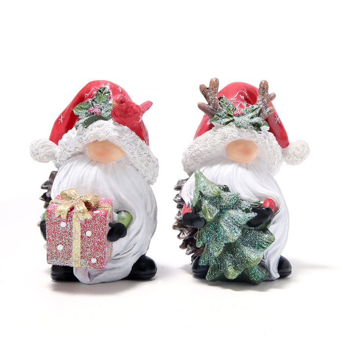 Hodao 2 PCS Christmas Gnomes Decorations Xmas Hat Gnomes