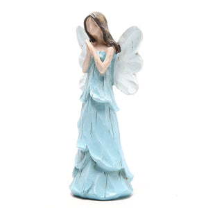 Hodao Angle Figurines Fairy Decorations (Light Blue Namaste)