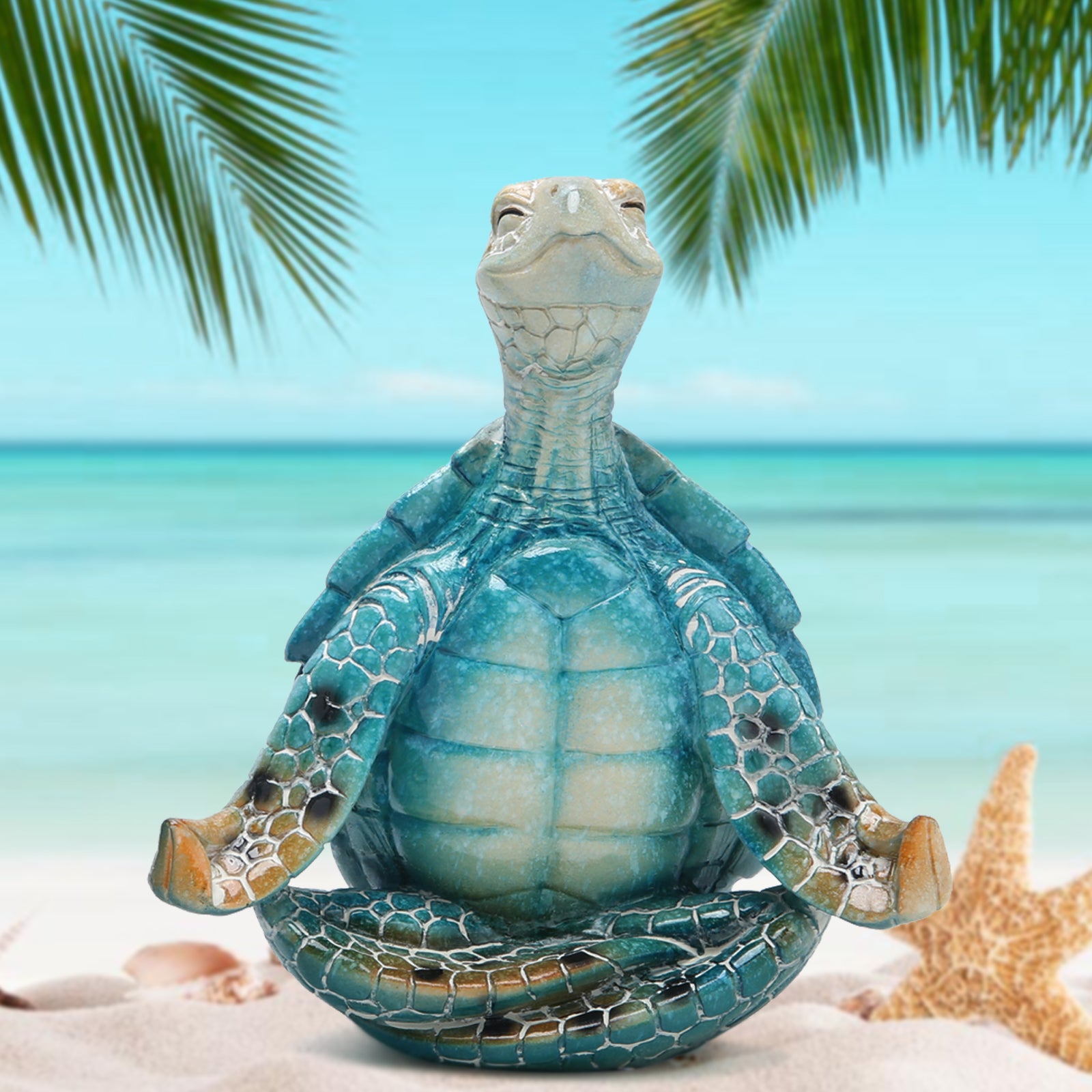 Hodao Sea Turtle Yoga Figurines Decorations