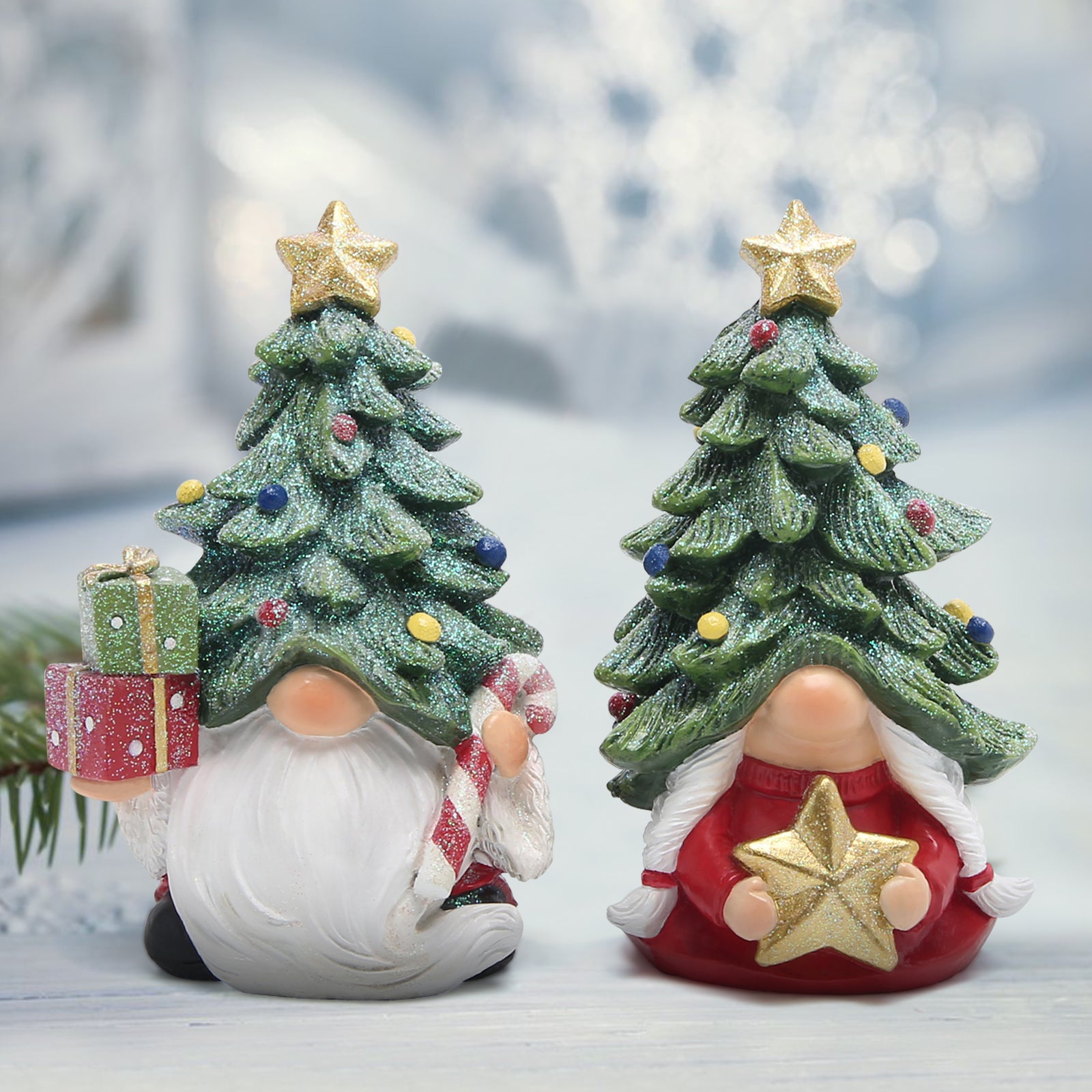 Hodao Christmas Gnomes Collection Figurines Decorations for Home