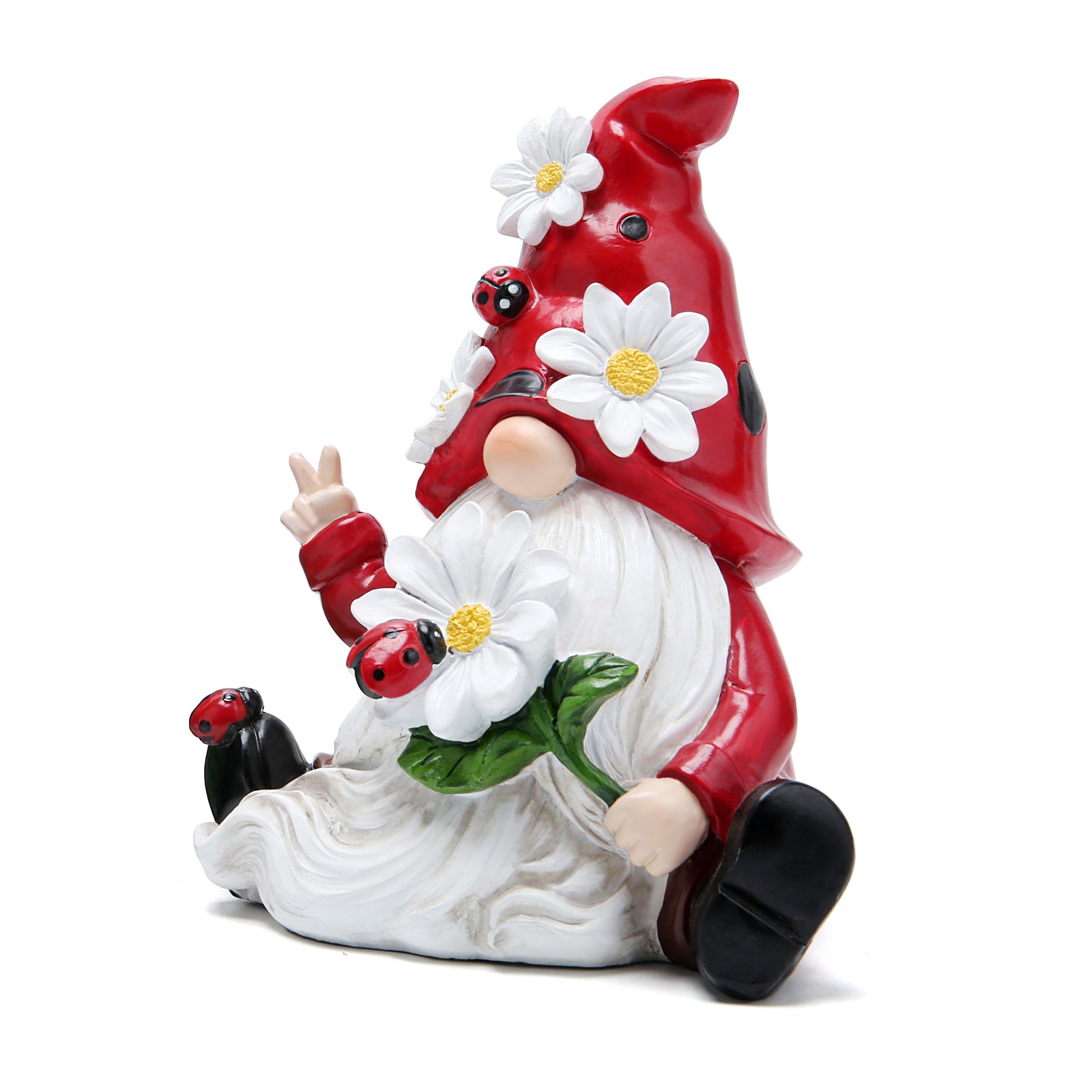 Hodao Ladybug Spring Gnome