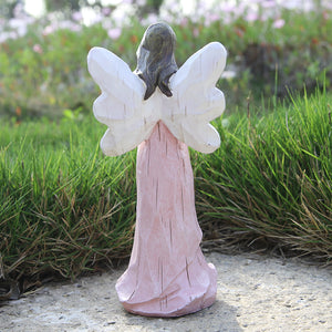 Hodao Angle Figurines Fairy Decorations (Pink Bouquet)
