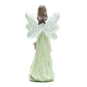 Hodao Angle Figurines Fairy Decorations (Light Green Pigeon)