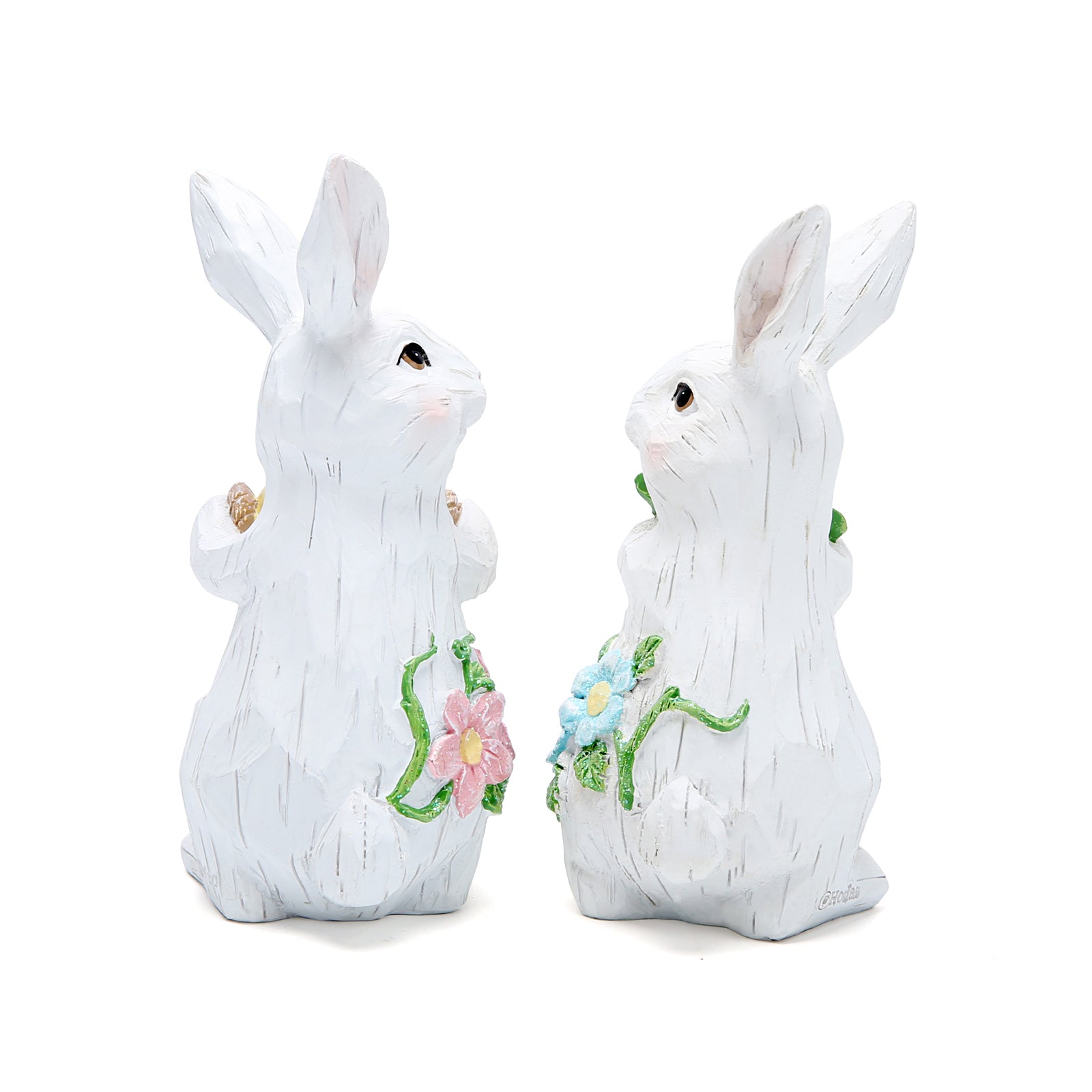 Hodao 2PCS Easter Bunny Couple Decorations