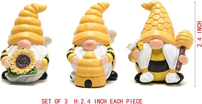 Hodao Bumble Bee Spring Garden Gnomes