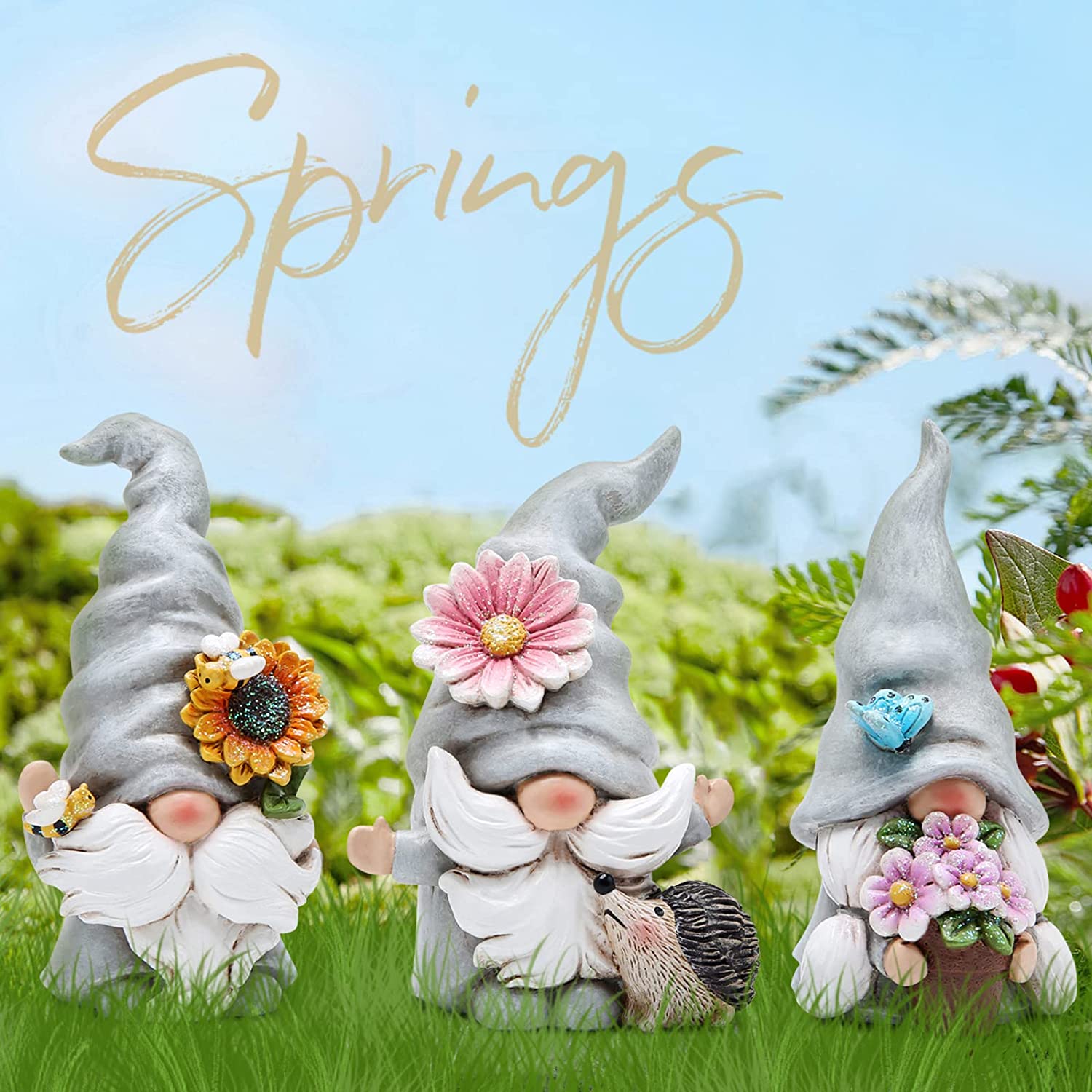 Hodao Spring Summer Gnome Decorations