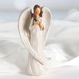 Hodao 5.8inch Angel Figurines (Angel Golden Dove)